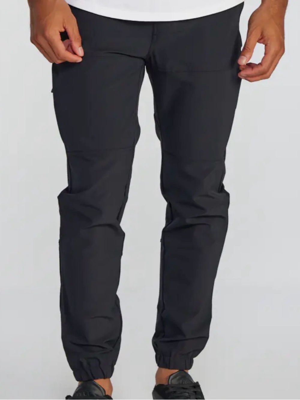 NWT BYLT Premium Basics Nylon Jogger Pants - Charcoal Gray - Men’s Size L
